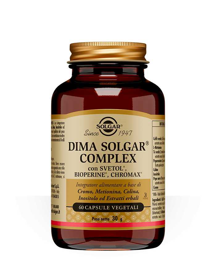 SOLGAR Dima Complex 60 Capsule Vegetali 947455921 Solgar