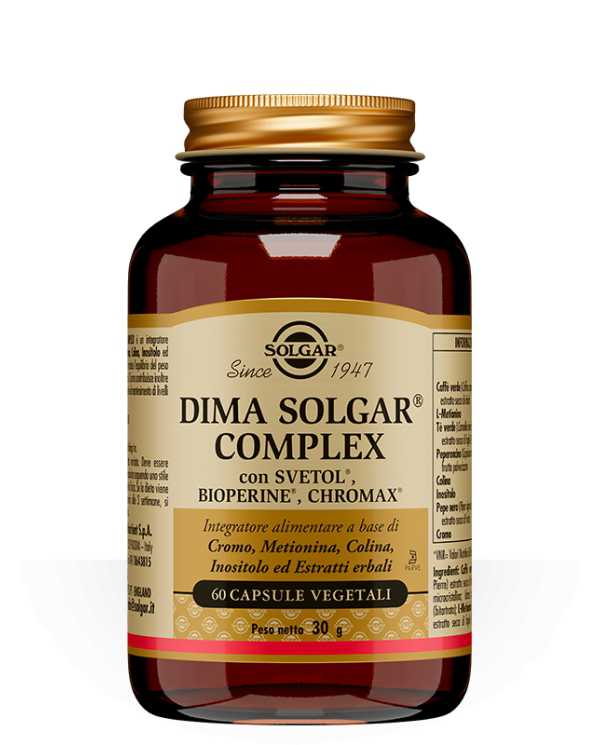 SOLGAR Dima Complex 60 Capsule Vegetali 947455921 Solgar