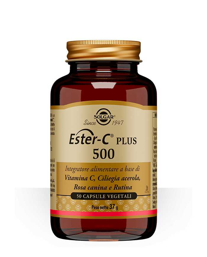 SOLGAR Ester C Plus 500 50 Capsule Vegetali 909332379 Solgar