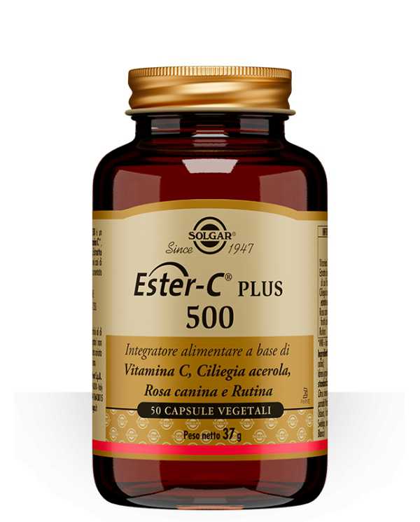 SOLGAR Ester C Plus 500 50 Capsule Vegetali 909332379 Solgar