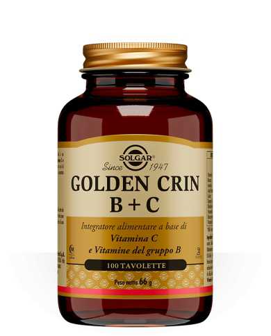 SOLGAR Golden Crin B+C 100 Tavolette 909332470 Solgar