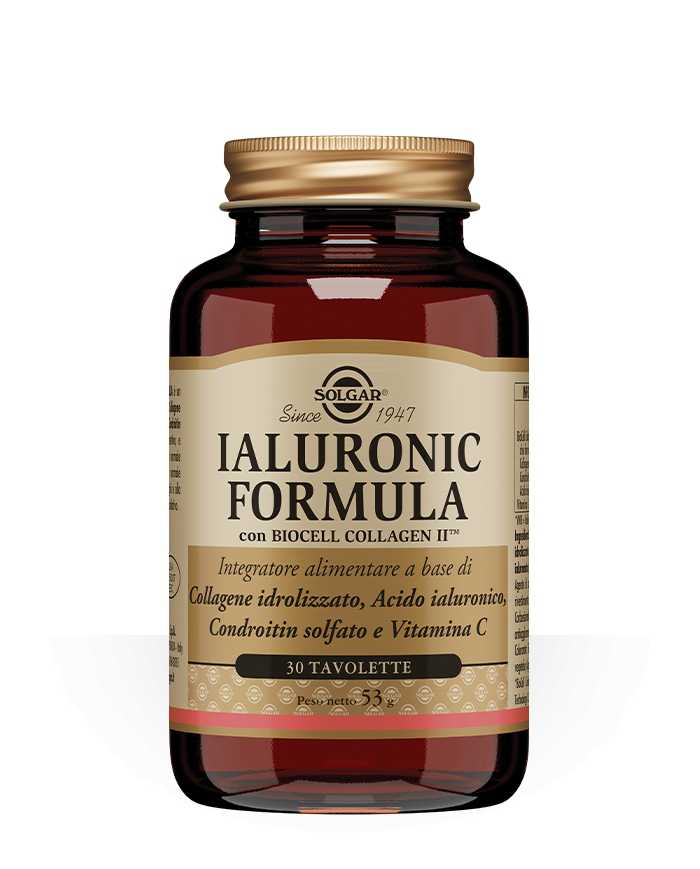 SOLGAR Ialuronic Formula 30 Tavolette 947215594 Solgar