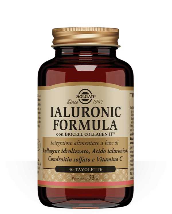 SOLGAR Ialuronic Formula 30 Tavolette 947215594 Solgar