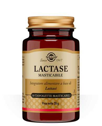 SOLGAR Lactase Masticabile 30 Tavolette 909332381 Solgar