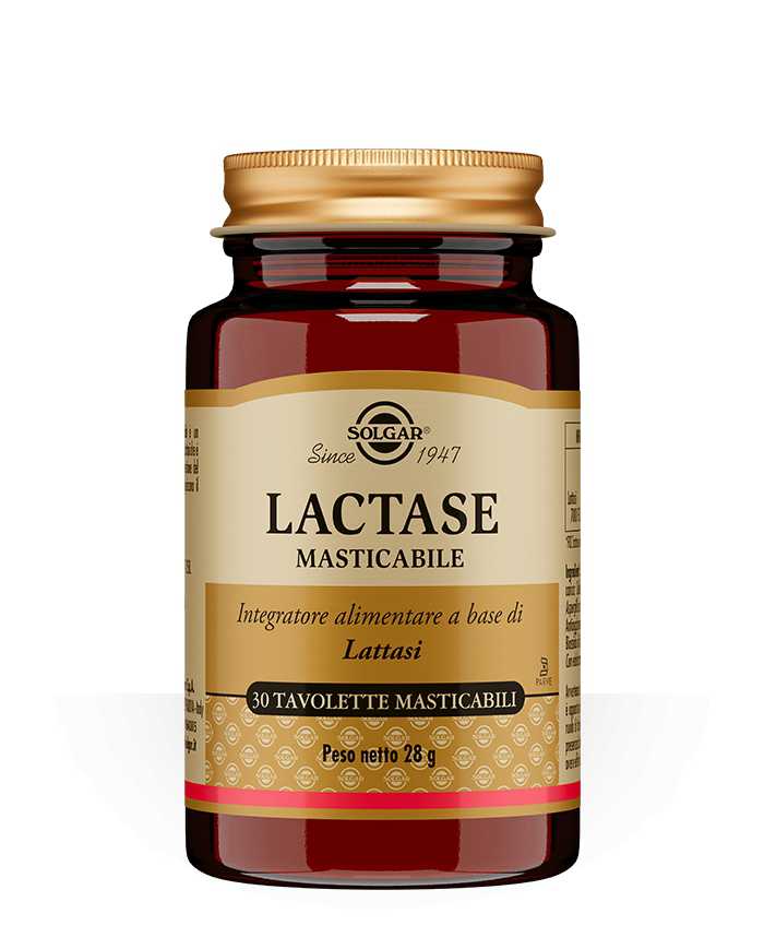 SOLGAR Lactase Masticabile 30 Tavolette 909332381 Solgar