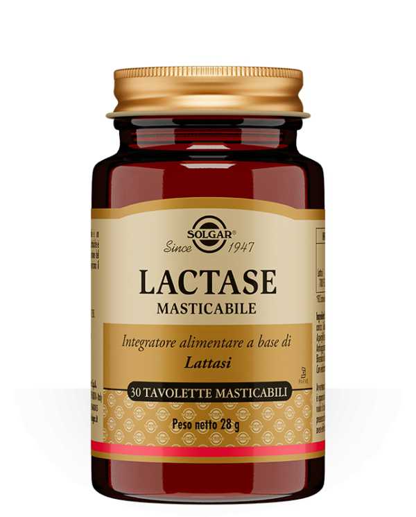 SOLGAR Lactase Masticabile 30 Tavolette 909332381 Solgar