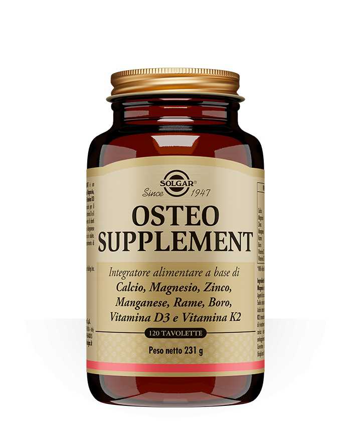 SOLGAR Osteo Supplement 120 Tavolette 947022051 Solgar