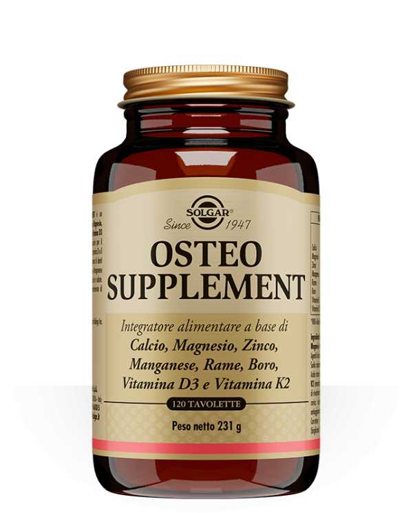 SOLGAR Osteo Supplement 120 Tavolette 947022051 Solgar