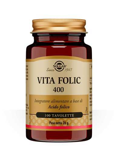 SOLGAR Vita Folic 400 - 100 Tavolette 946871252 Solgar