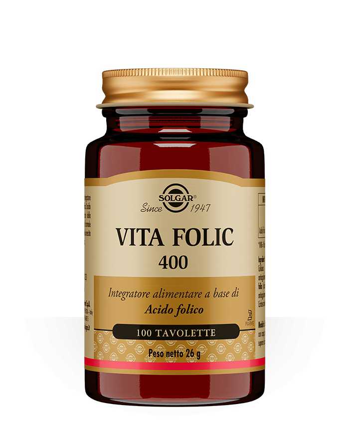 SOLGAR Vita Folic 400 - 100 Tavolette 946871252 Solgar