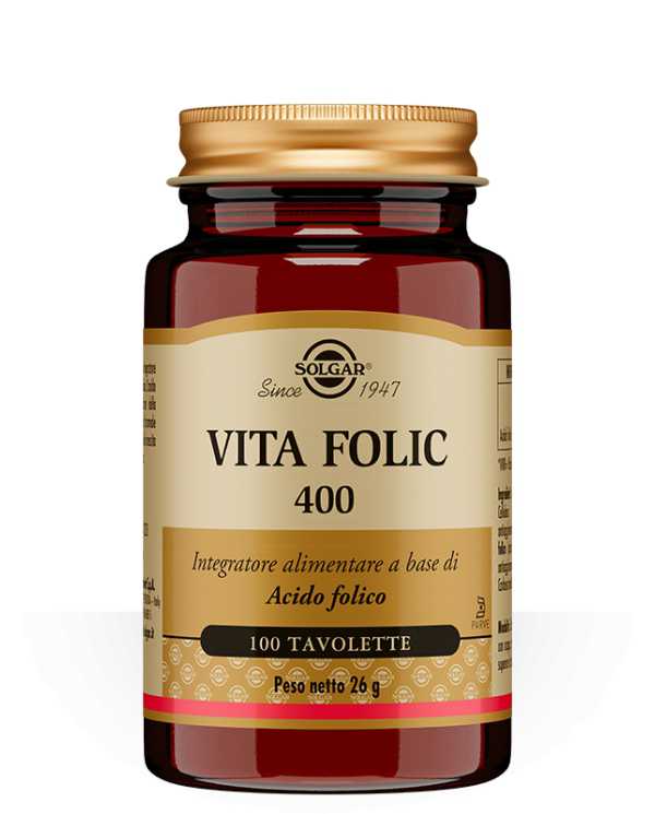 SOLGAR Vita Folic 400 - 100 Tavolette 946871252 Solgar