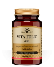 SOLGAR Vita Folic 400 - 100 Tavolette 946871252 Solgar