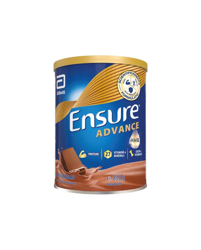 ENSURE Advance Formula Nutrivigor Cioccolato 850 gr 935611121