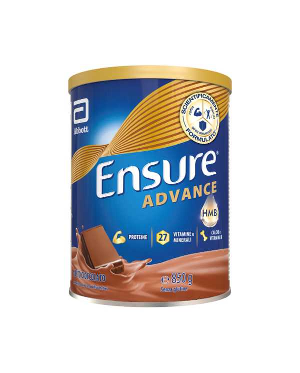 ENSURE Advance Formula Nutrivigor Cioccolato 850 gr 935611121
