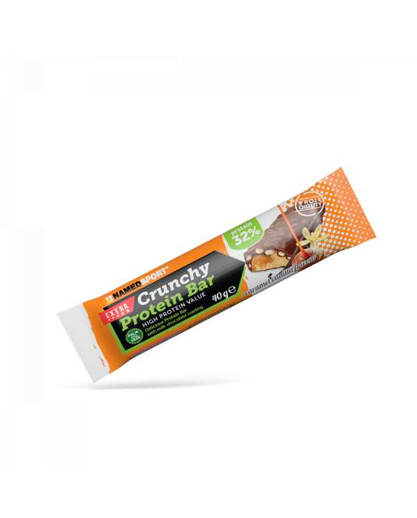 NAMED CRUNCHY PROTEIN BAR CARAMEL VANILLA 40 g 935373264 Namedsport