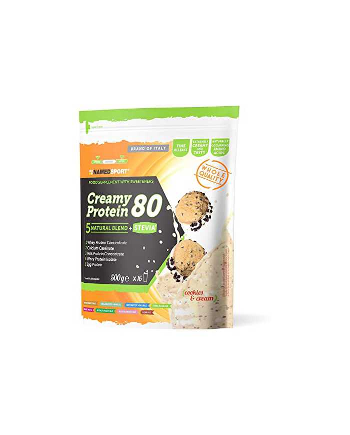 NAMED CREAMY PROTEIN 80 COOKIES & CREAM - 500 g 972250613 Namedsport