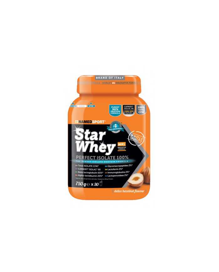 NAMED STAR WHEY ISOLATE DELICE HAZELNUT 750 g 978101638 Namedsport