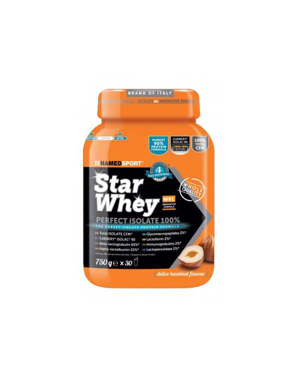 NAMED STAR WHEY ISOLATE DELICE HAZELNUT 750 g 978101638 Namedsport