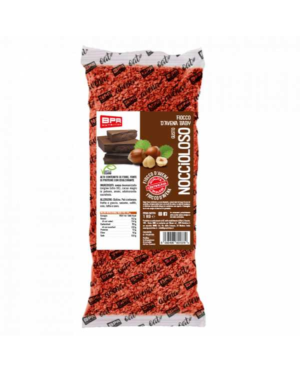 BPR NUTRITION Fiocco Avena Aromatizzato NOCCIOLOSO 1 Kg 907912998 BPR nutrition