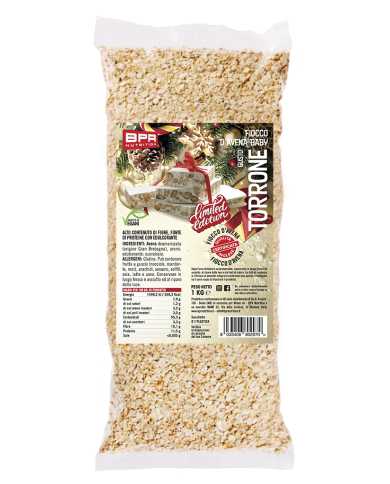 BPR NUTRITION Fiocco Avena Aromatizzato TORRONE 1 Kg 907913002 BPR nutrition