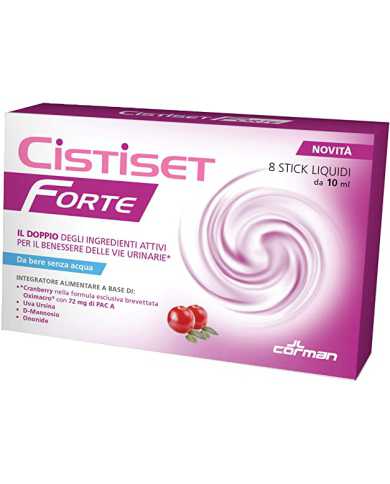 CISTISET Forte Integratore Per Cistite 8 Stick Da 10 ml 943808307