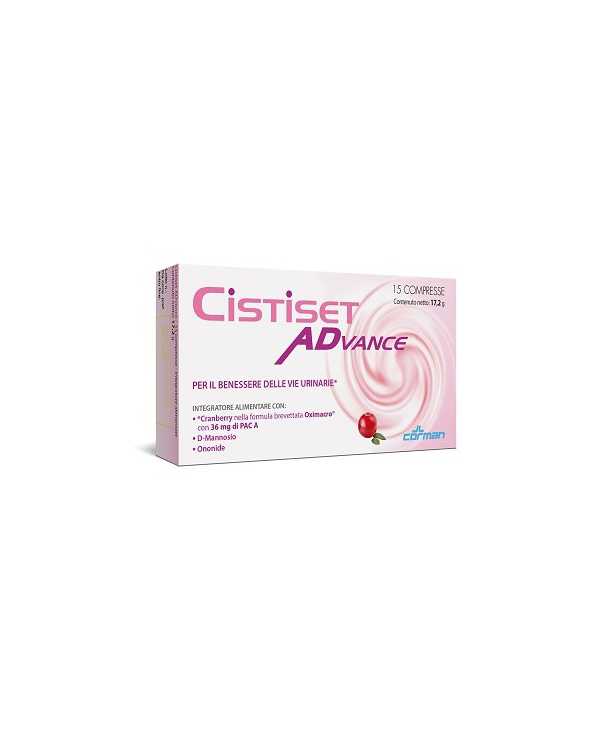 CISTISET Advance Integratore Per Cistite 15 Compresse 971980735