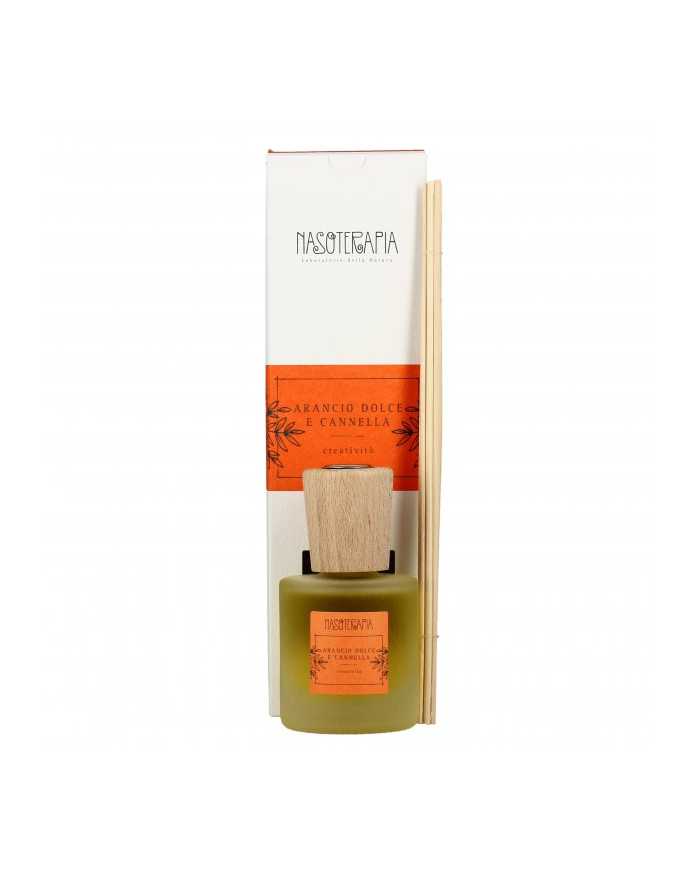 NASOTERAPIA Diffusore d'Essenza con Bastoncini Arancio Dolce e Cannella 100 ml 981281393 Nasoterapia