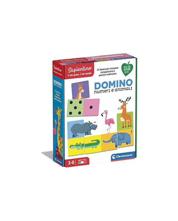 CLEMENTONI Domino Numeri e Animali 984157141 Clementoni