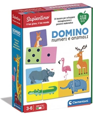 CLEMENTONI Domino Numeri e Animali 984157141 Clementoni