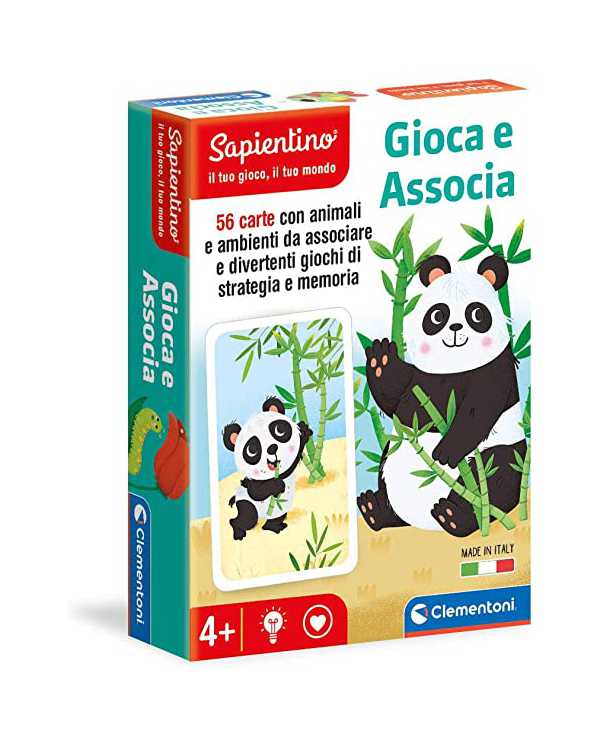 CLEMENTONI Gioca e Associa Animali 982465534 Clementoni