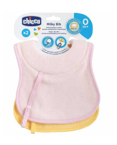 CHICCO Bavaglini 0 mesi + 2 pz Rosa 973590211 Chicco