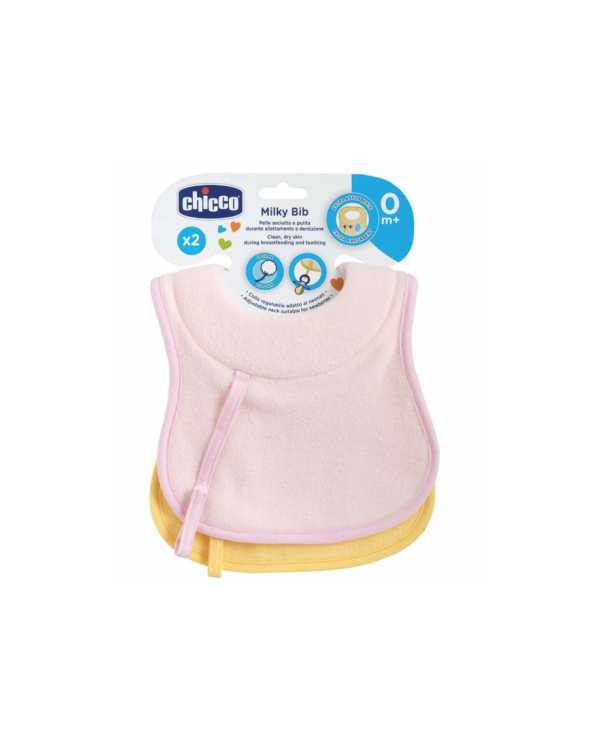 CHICCO Bavaglini 0 mesi + 2 pz Rosa 973590211 Chicco