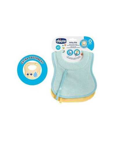 CHICCO Bavaglini 0 mesi + 2 pz Azzurro 973590223 Chicco