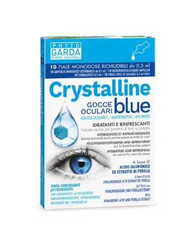 CRYSTALLINE BLUE Gocce Oculari Monodose 10 Flaconcini 924759956