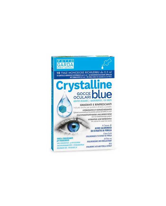 CRYSTALLINE BLUE Gocce Oculari Monodose 10 Flaconcini 924759956