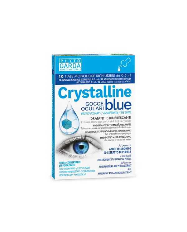 CRYSTALLINE BLUE Gocce Oculari Monodose 10 Flaconcini 924759956