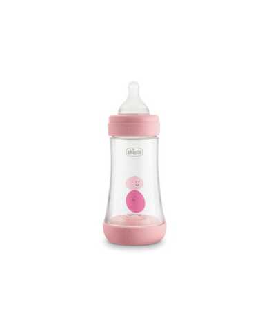 CHICCO Perfect 5 Biberon 240 ml Rosa 2 Fori 979256296 Chicco