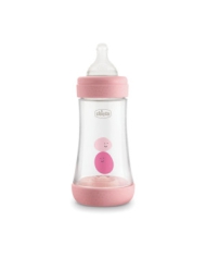 CHICCO Perfect 5 Biberon 240 ml Rosa 2 Fori 979256296 Chicco