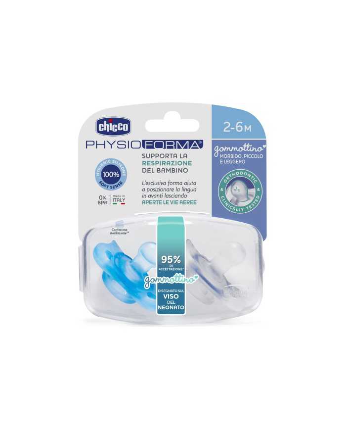 CHICCO Gommottino Boy Silicone 2-6 mesi 2pz 980532749