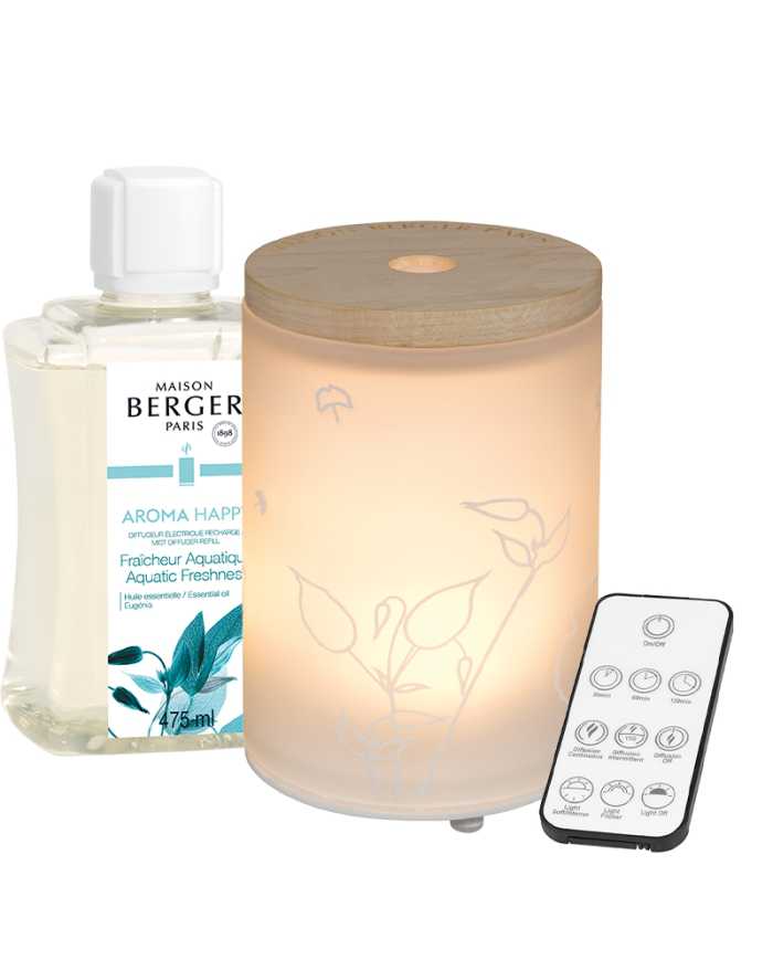 MAISON BERGER PARIS - Diffusore Elettrico AROMA HAPPY con ricarica Aquatic Freshness da 475ml 3127290070098 Maison Berger