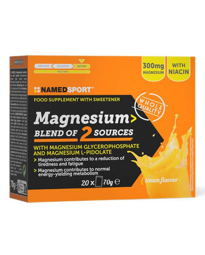 NAMED Magnesium Blend of 2 Sources 20 Bustine 985509280 Namedsport