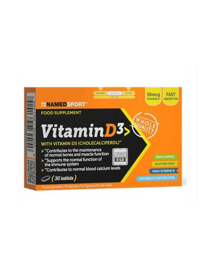 NAMED Vitamin D3 - 30 Compresse 984905048 Namedsport