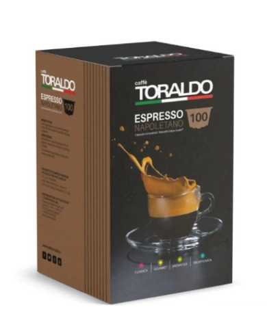 CAFFÈ TORALDO Espresso Napoletano Miscela Classica Compatibile Con Nescafé Dolce Gusto 100 Capsule  Caffè Toraldo