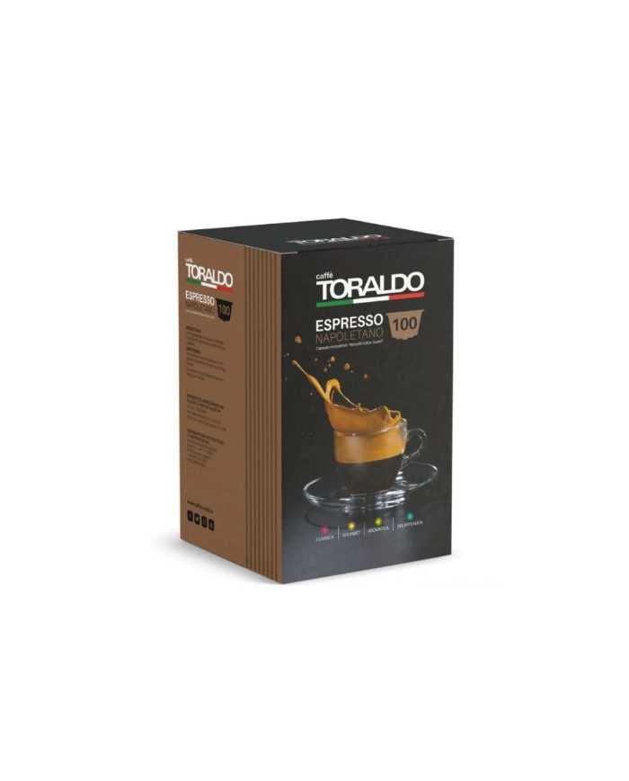 CAFFÈ TORALDO Espresso Napoletano Miscela Classica Compatibile Con Nescafé Dolce Gusto 100 Capsule  Caffè Toraldo