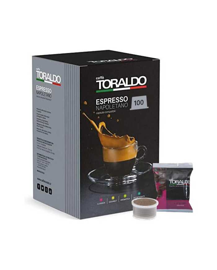 CAFFÈ TORALDO Espresso Napoletano Miscela Classica Compatibile Con Espresso Point 100 Capsule  Caffè Toraldo