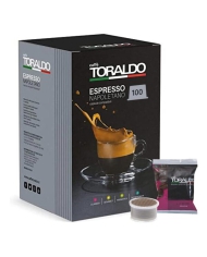 CAFFÈ TORALDO Espresso Napoletano Miscela Classica Compatibile Con Espresso Point 100 Capsule  Caffè Toraldo