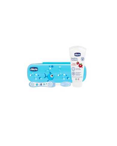 CHICCO Set Dentale Azzurro Fluoro 926572518 Chicco