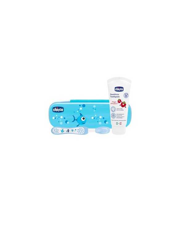 CHICCO Set Dentale Azzurro Fluoro 926572518 Chicco