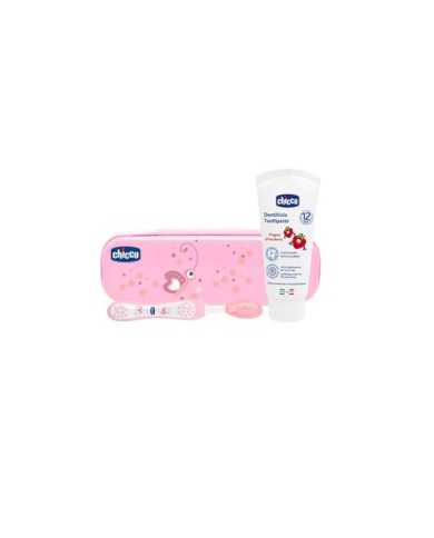 CHICCO Set Dentale Rosa Fluoro 926572506 Chicco