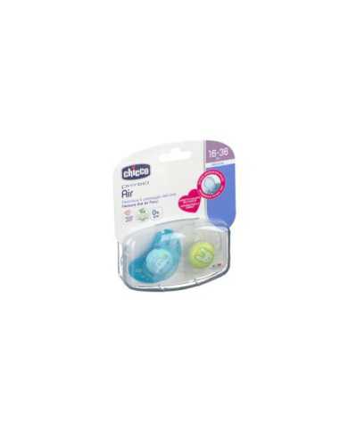 CHICCO Succhietto Air Boy Silicone 16-36 m 2 pz 970801965 Chicco